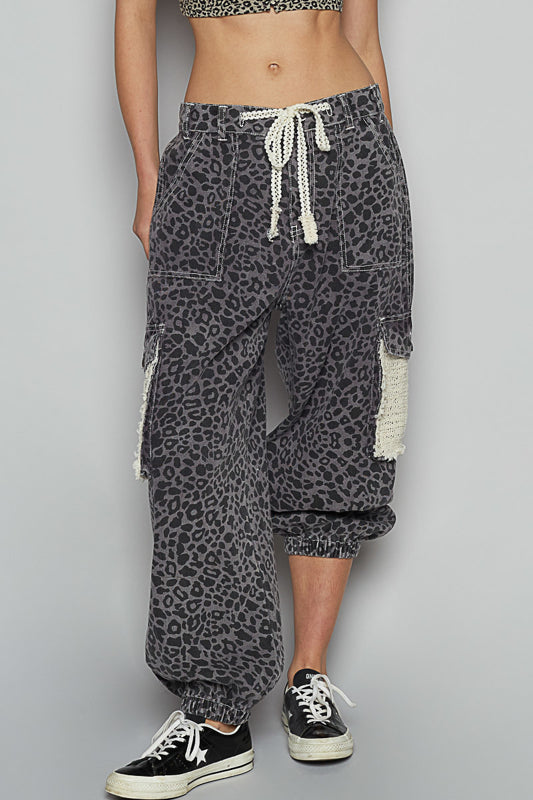Leopard Loose Fit Joggers