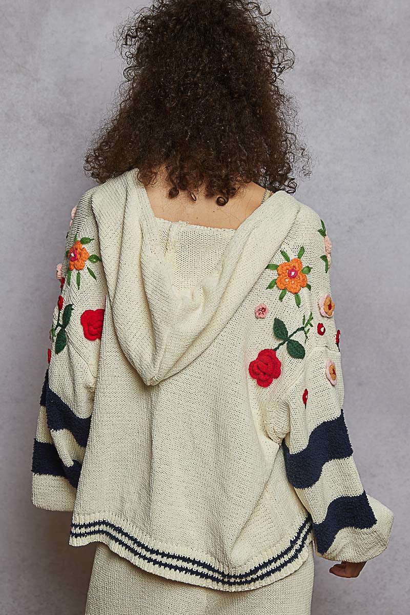 Zip Up Sweater Hoodie