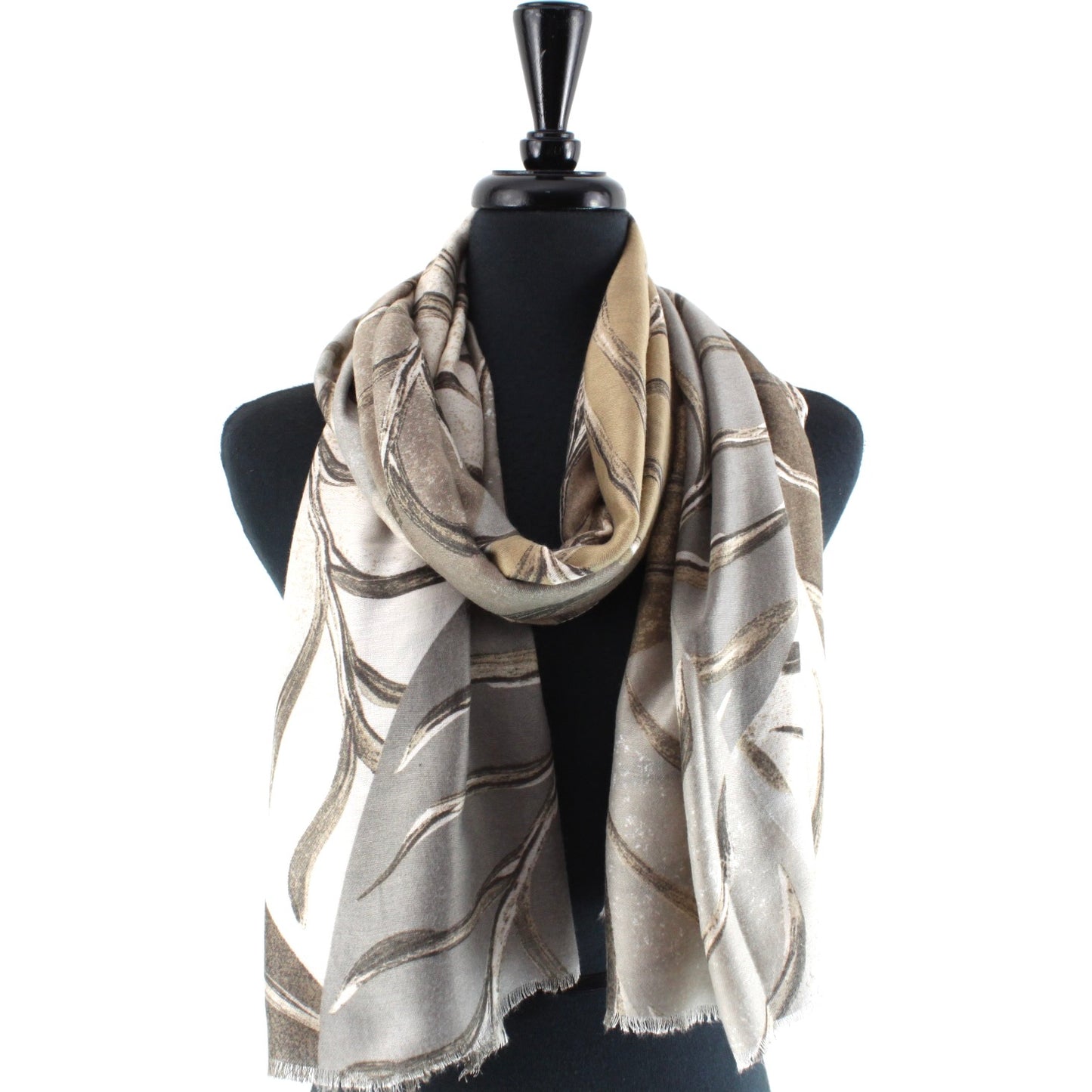 Tropical Leaf Scarf