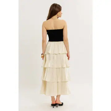 Strapless Midi Dress