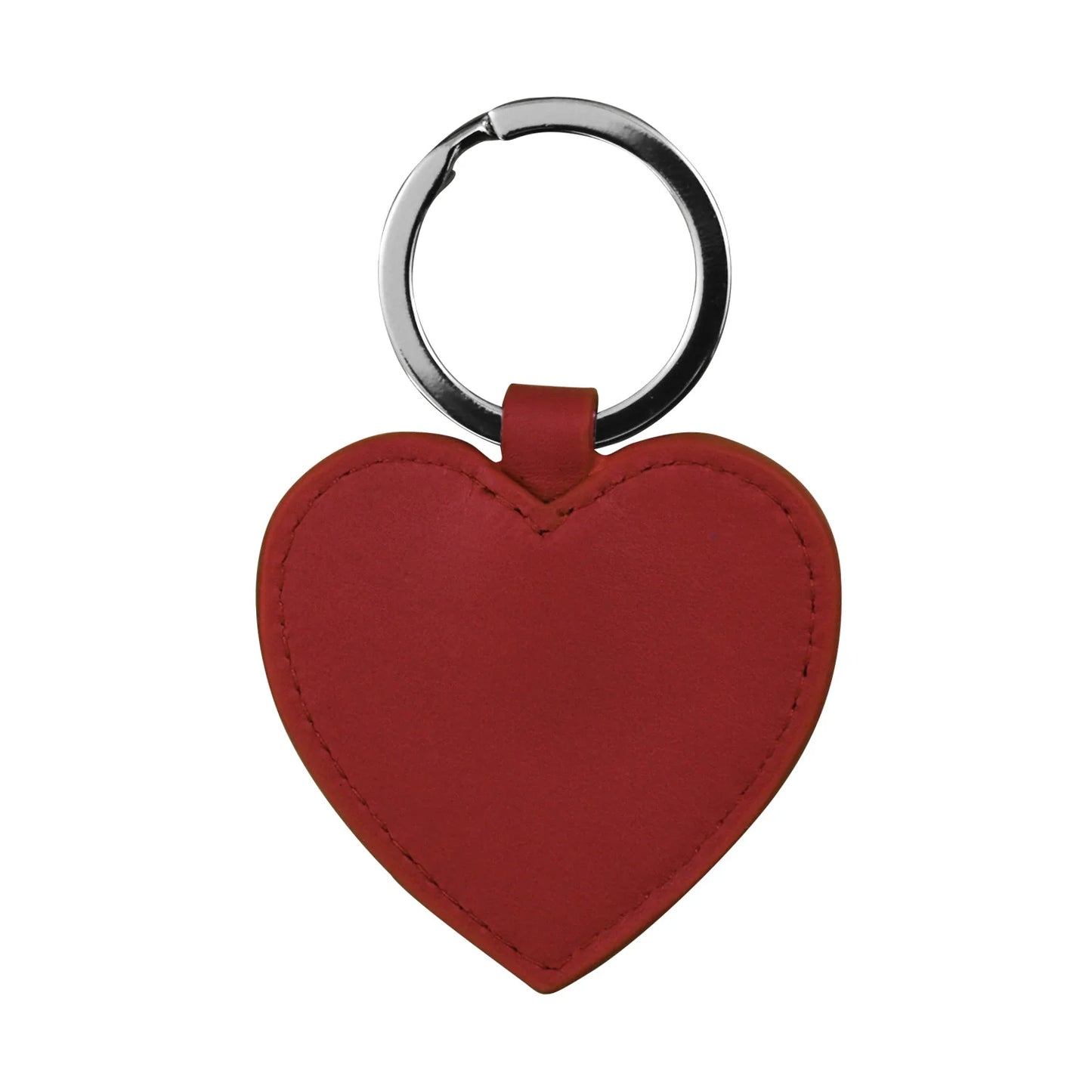 Heart Key Fob - Leather