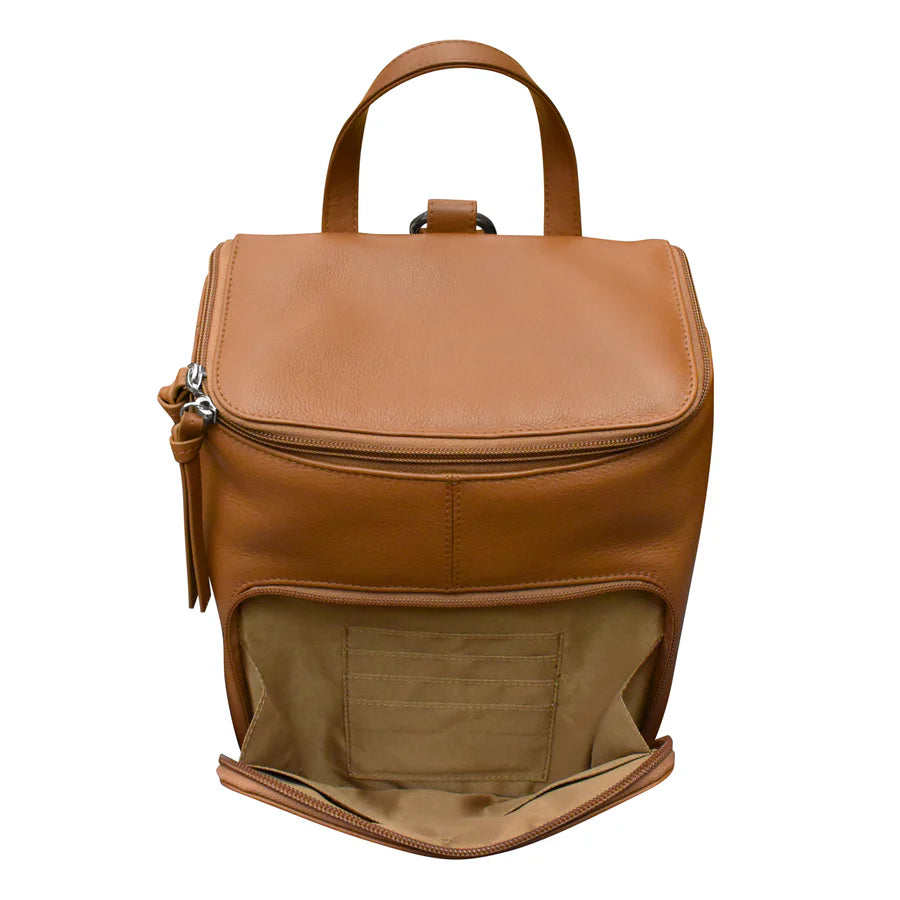 Bucket Back Pack - Leather