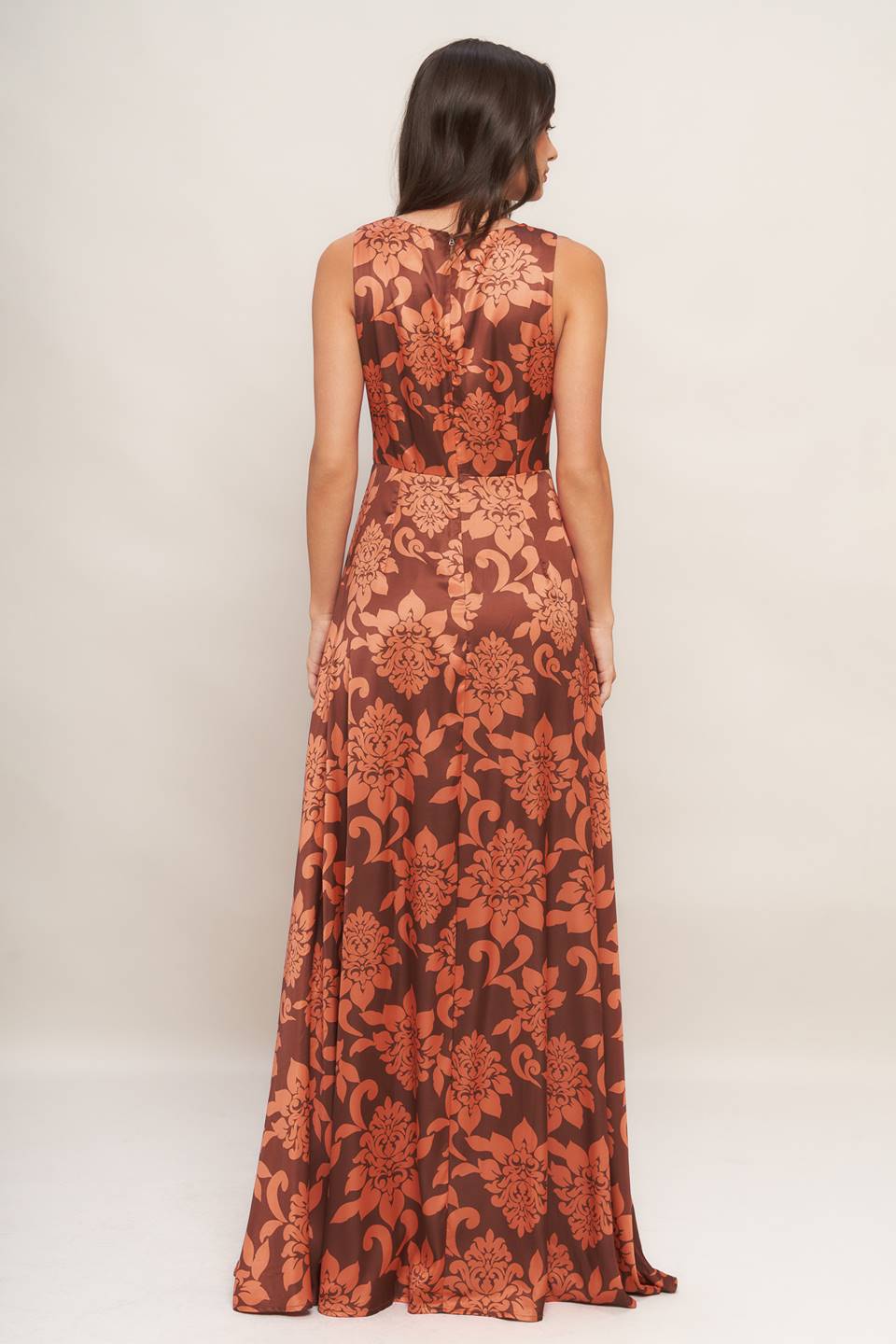 Printed Woven Maxi Dress