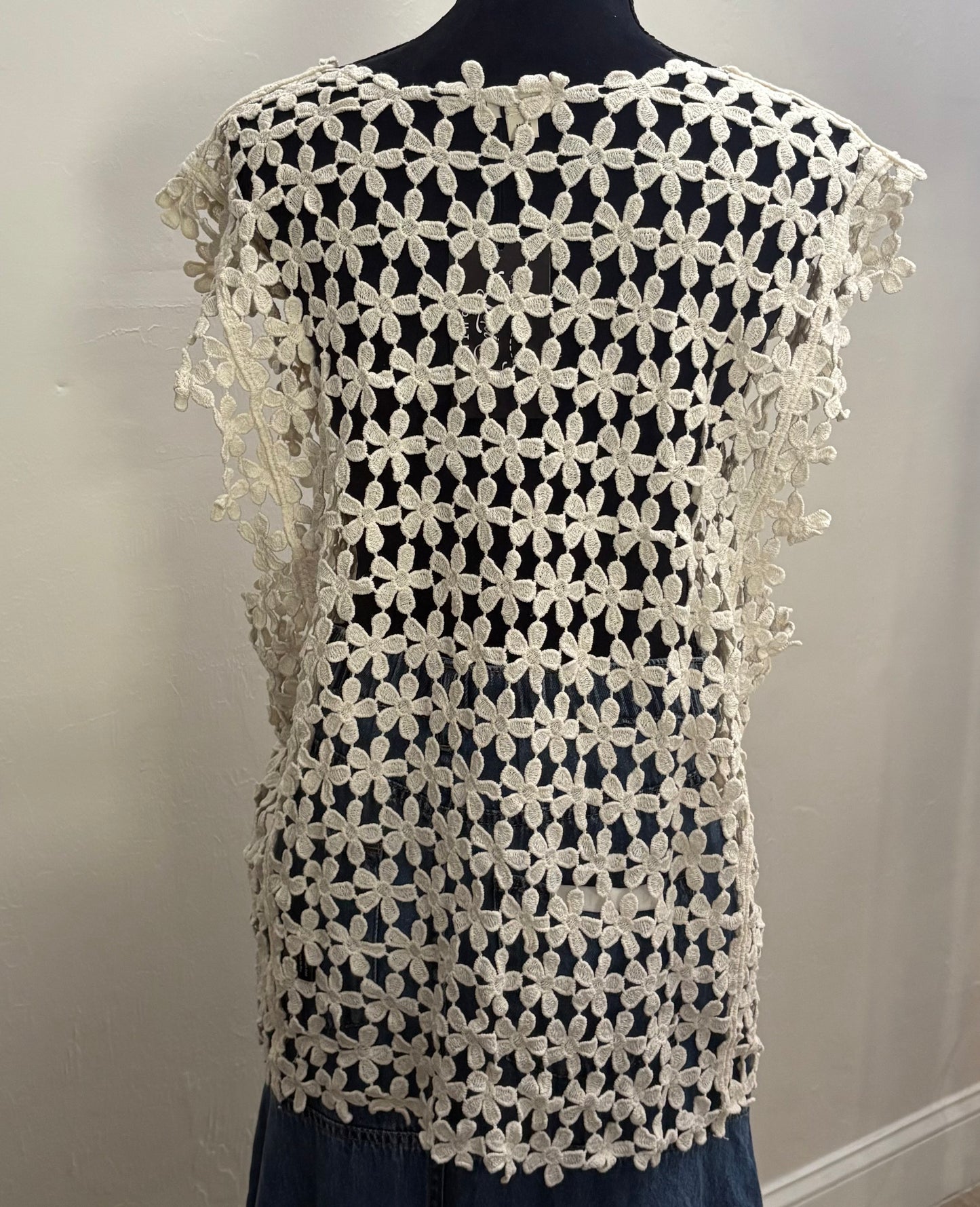 POL Crochet Sleeveless Top