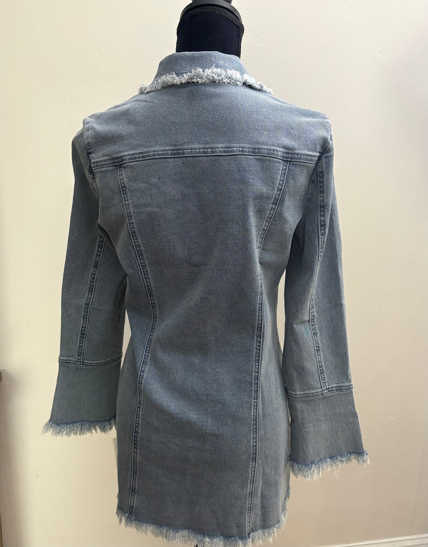 Long Stretch Demin Jacket