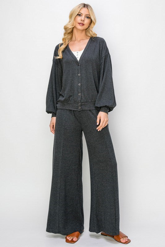 Wide Leg Lounge Pants