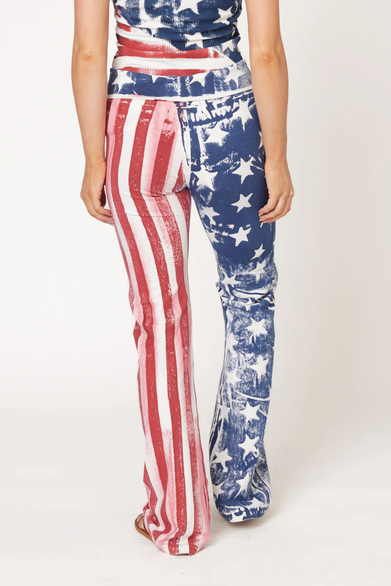 AF Print Bootcut Yoga Pants