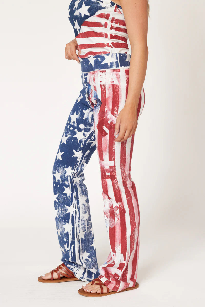 AF Print Bootcut Yoga Pants