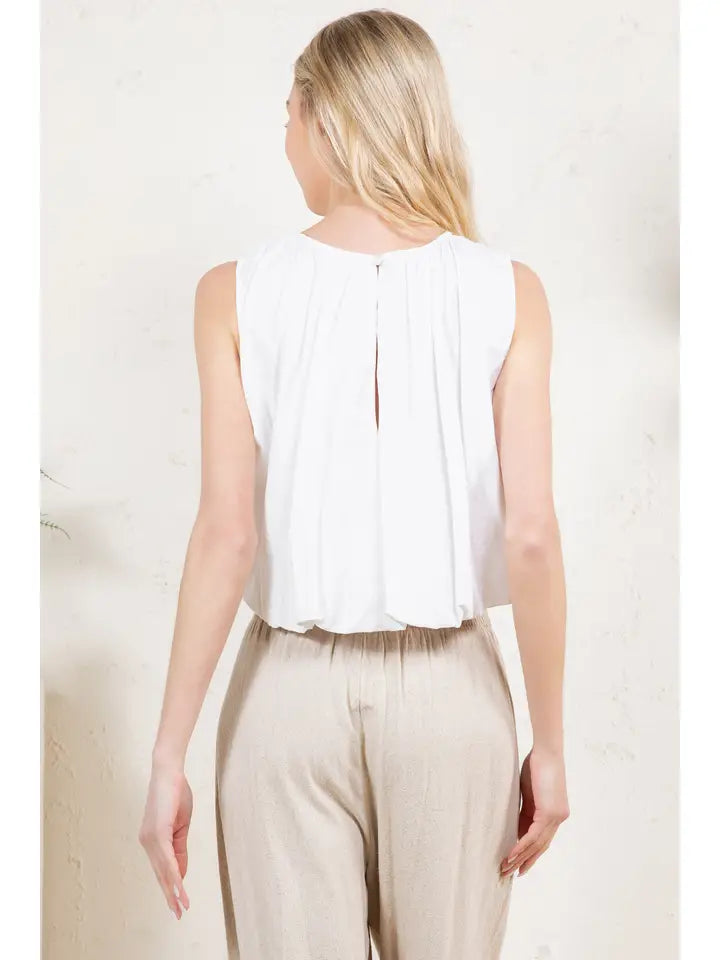 Crop Bubble Top