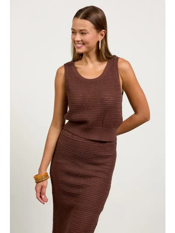 Sepia Sweater Tank