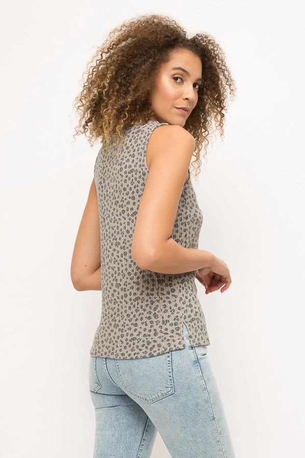 Leopard Thermal Tank Top