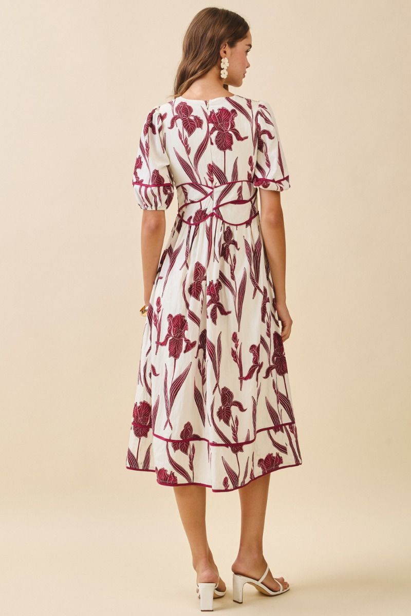 Midi Floral Dress