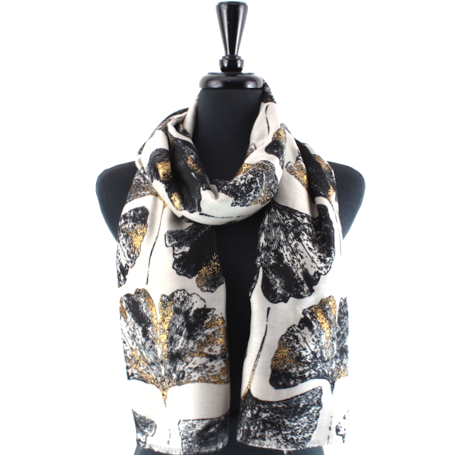 Metallic Fan Scarf