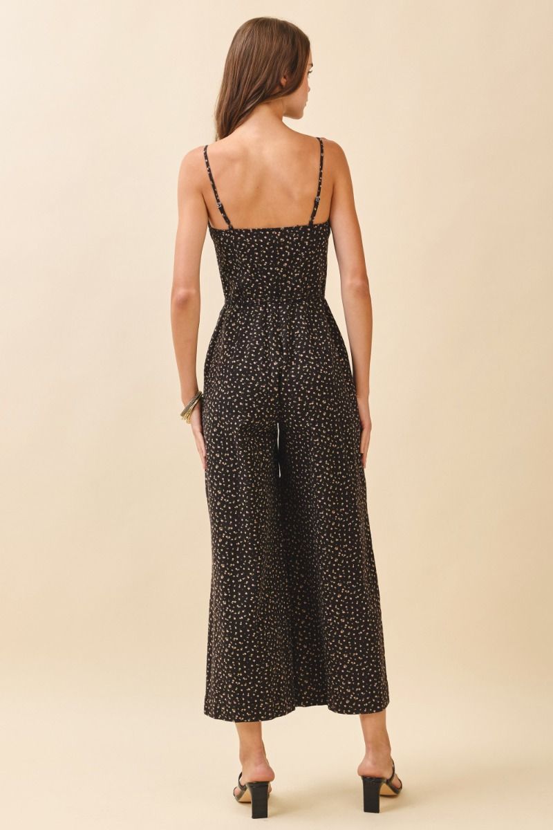 Micro Floral Jumpsuit