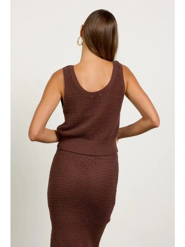 Sepia Sweater Tank