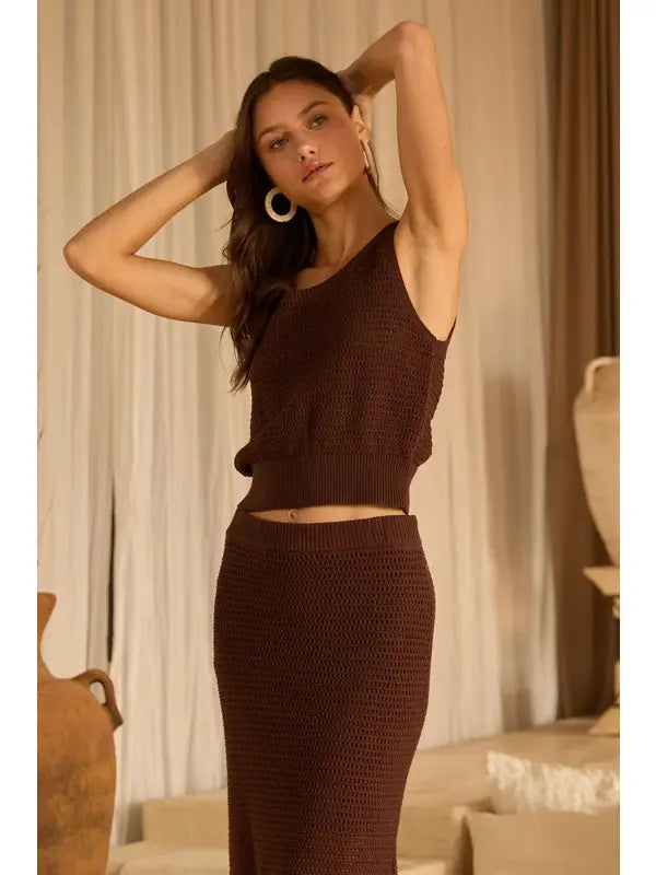 Sepia Sweater Tank