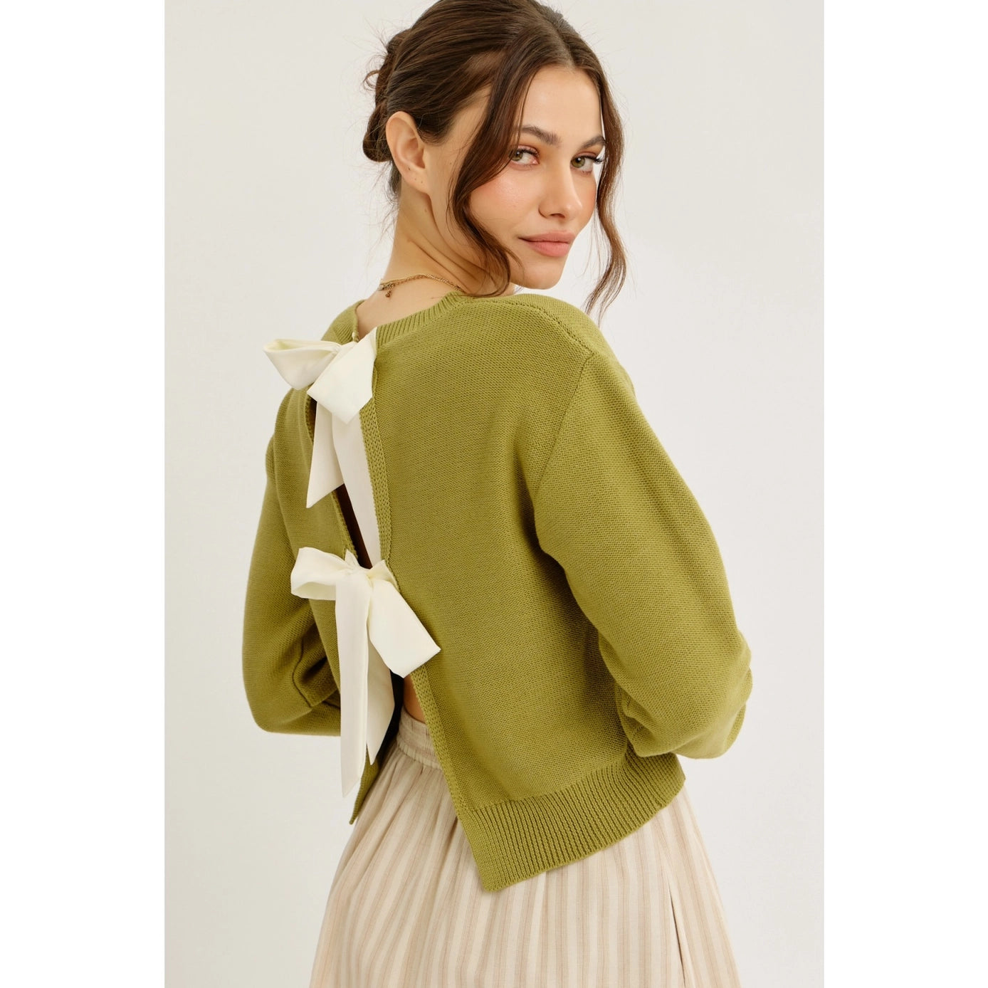 Bow Tie Back Sweater