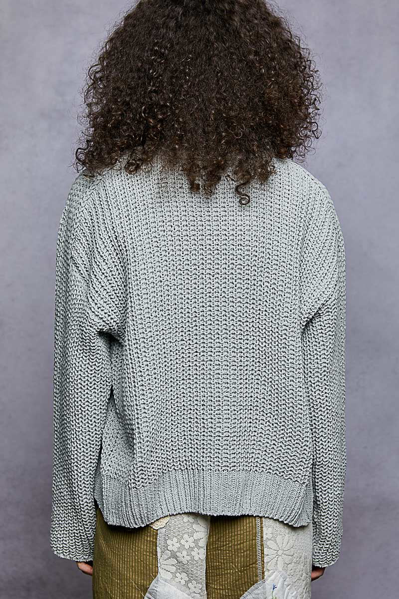 Chenille Style Button Up Cardigan