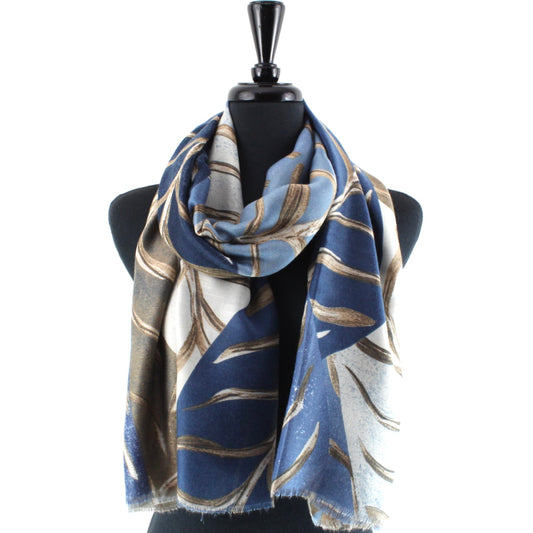 Tropical Leaf Scarf
