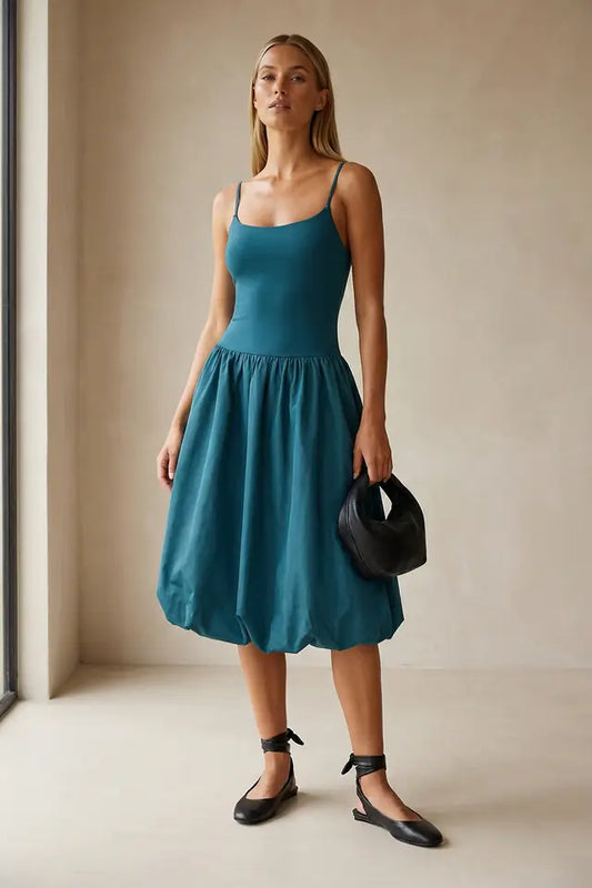 Bubble Skirt Mini Dress