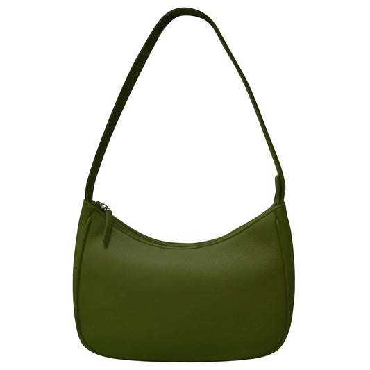 Hobo Shoulder Bag - Leather