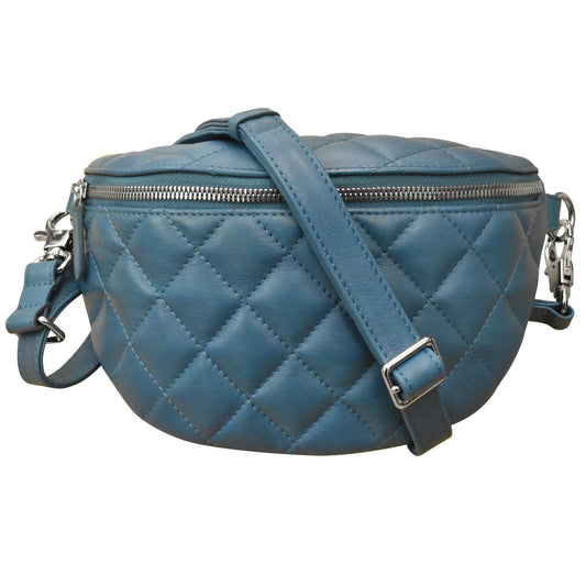 Quilted Belt Bag - Leather