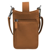 Crossbody Phone Pouch - Leather