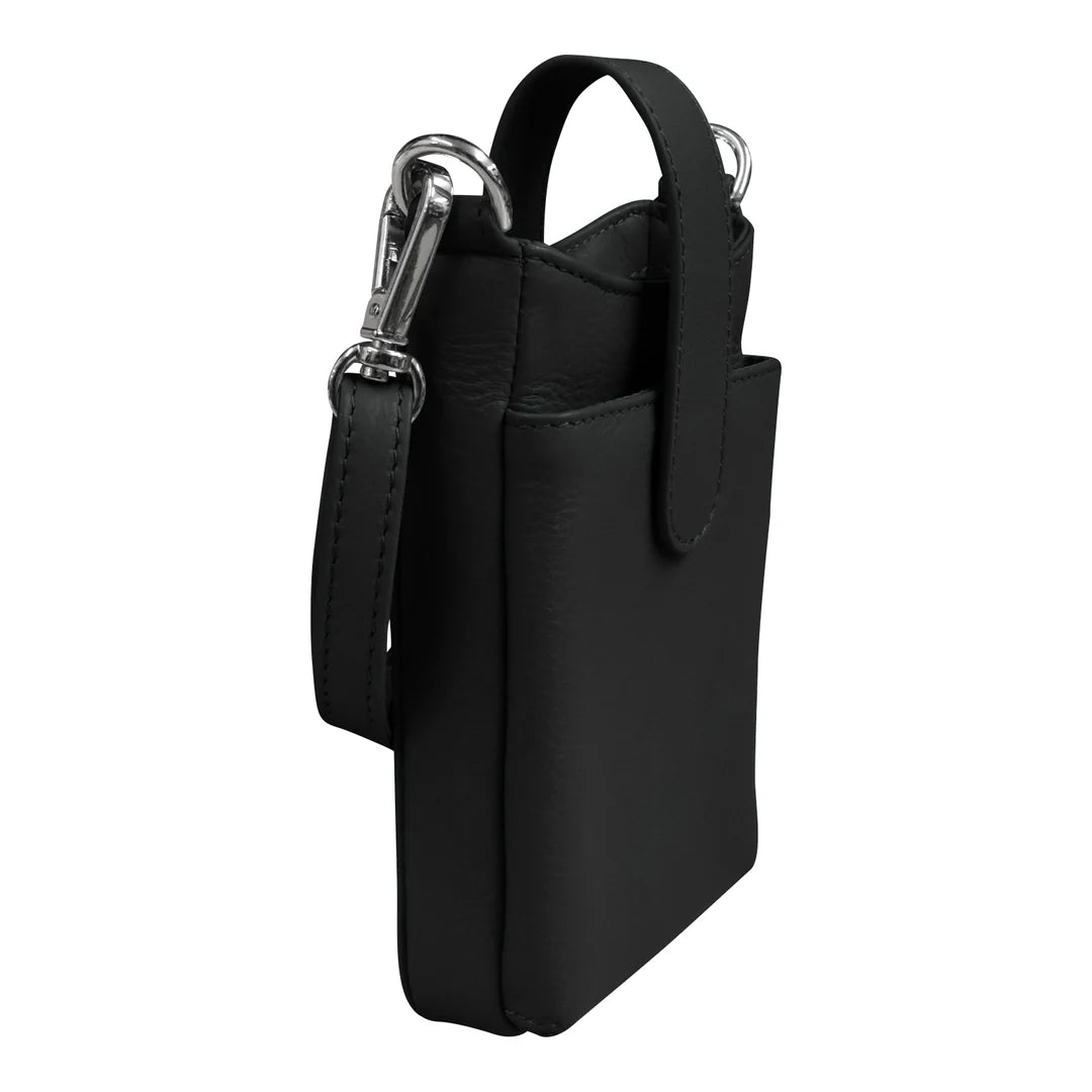 Crossbody Phone Pouch - Leather