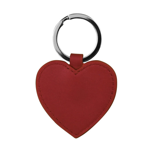 Heart Key Fob - Leather
