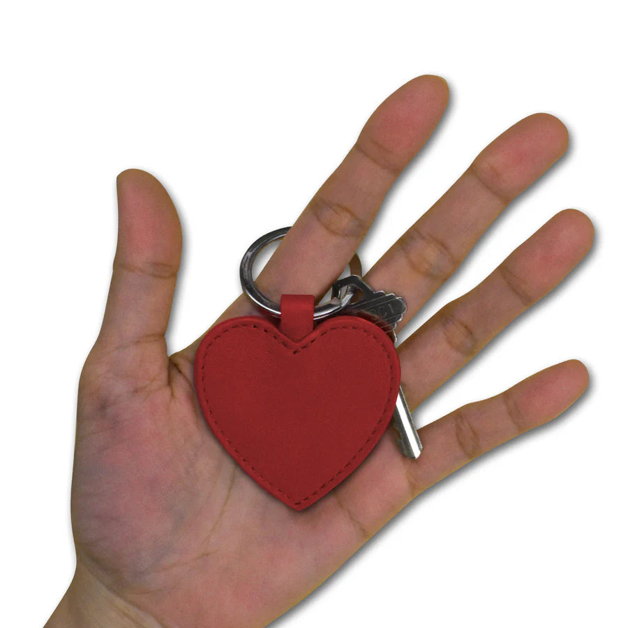 Heart Key Fob - Leather