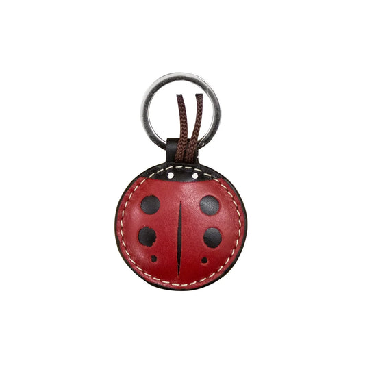 Lady Bug Key Fob - Leather