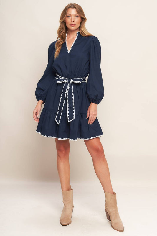Woven Mini Dress