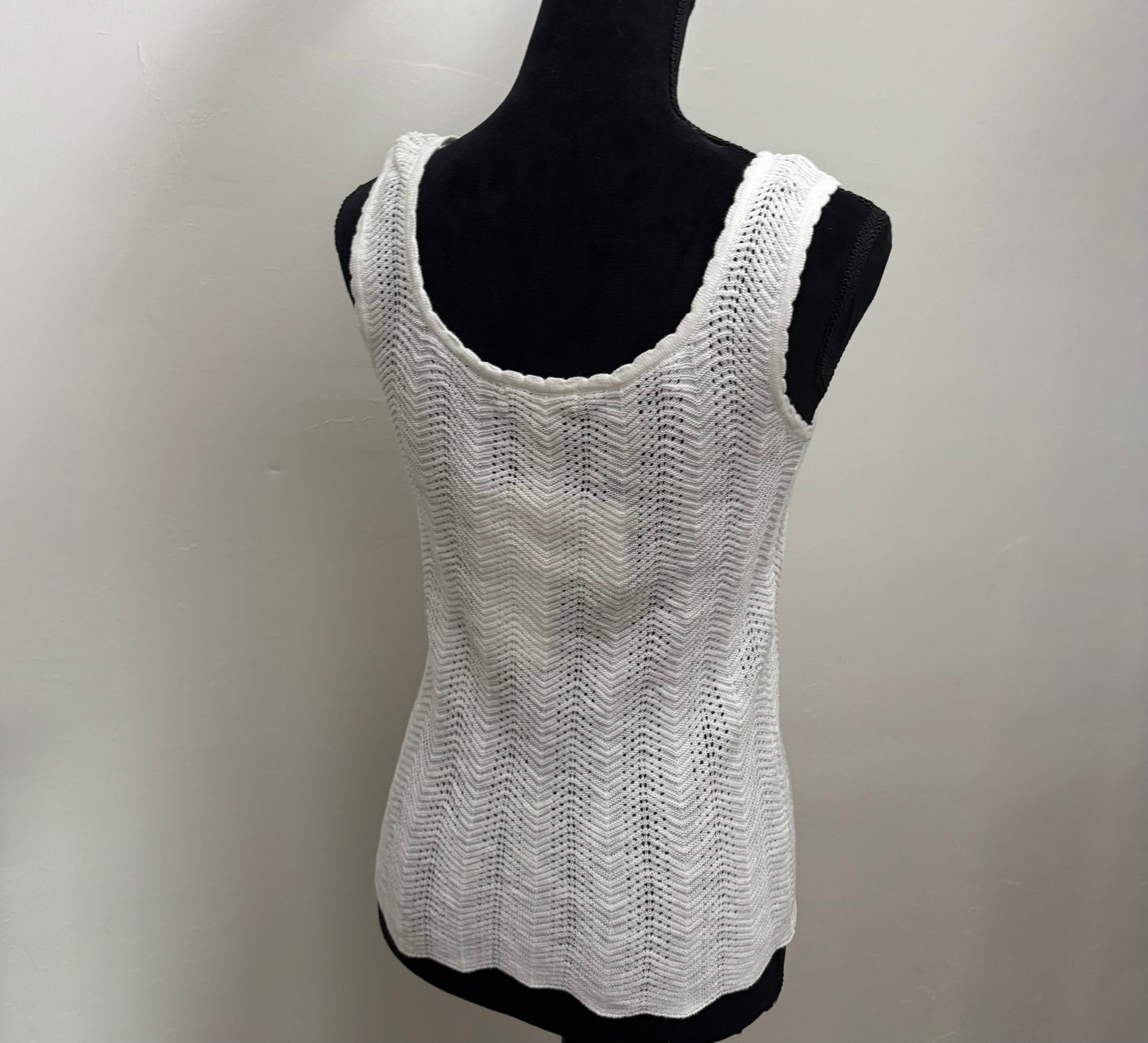 Pointelle Knit Tank Top
