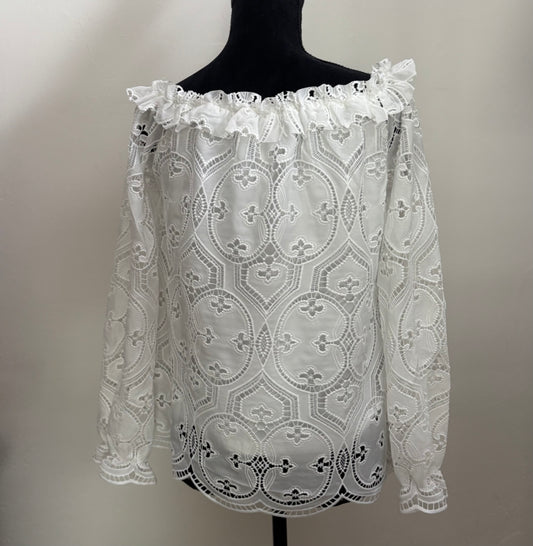 Marcy Off Shoulder Lace Top