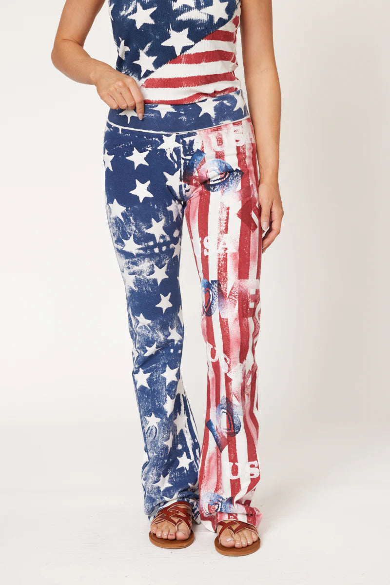 AF Print Bootcut Yoga Pants