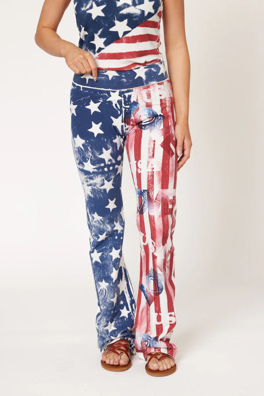 AF Print Bootcut Yoga Pants