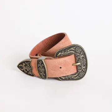 Suede Antique Western Belt