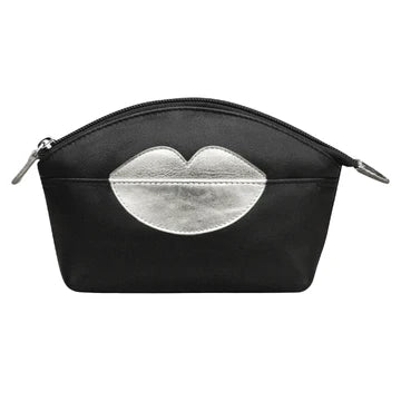 Hot Lips Cosmetic Case - Leather