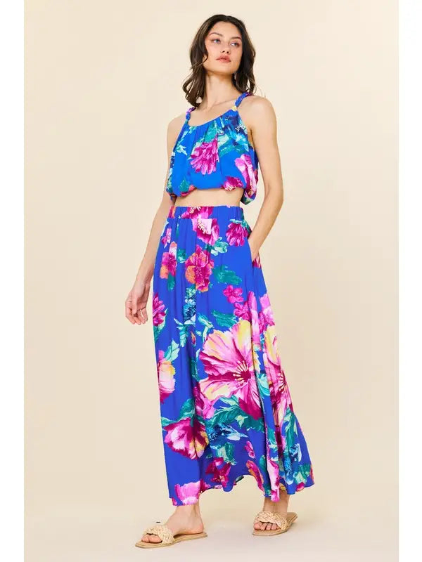 Floral Maxi Skirt
