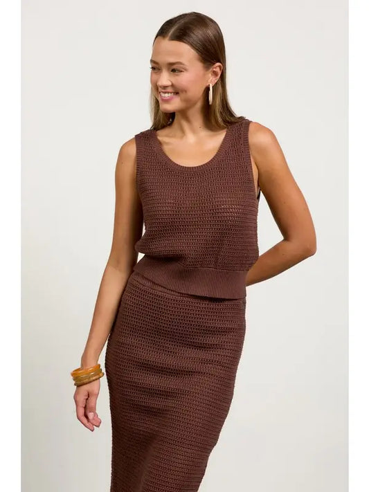 Sepia Sweater Tank
