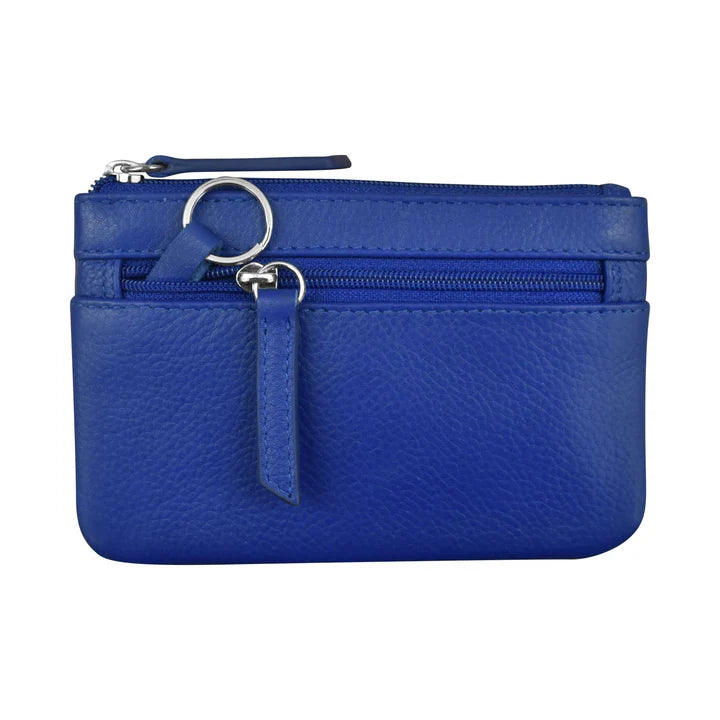 Coin Holder with Key Ring - Leather