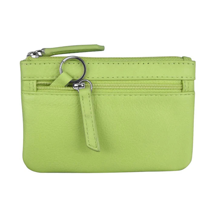 Coin Holder with Key Ring - Leather