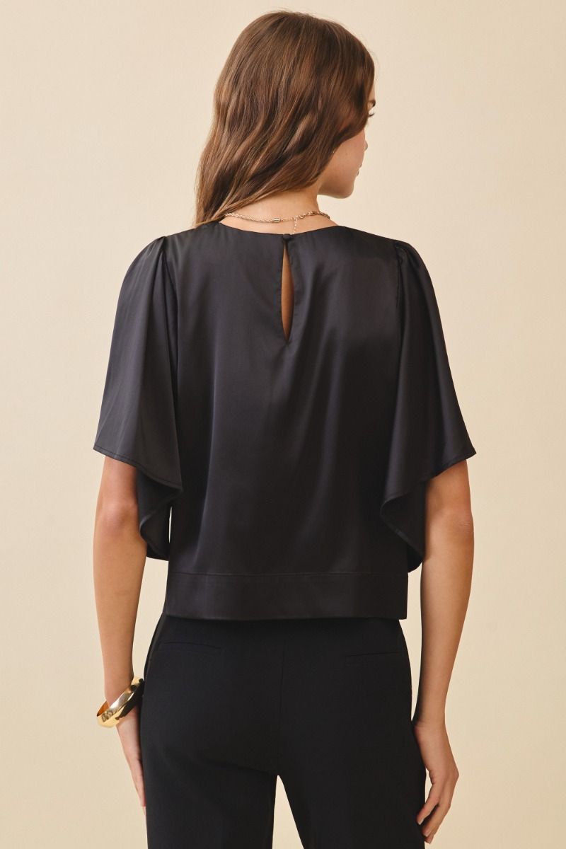 Flutter Sleeve Top