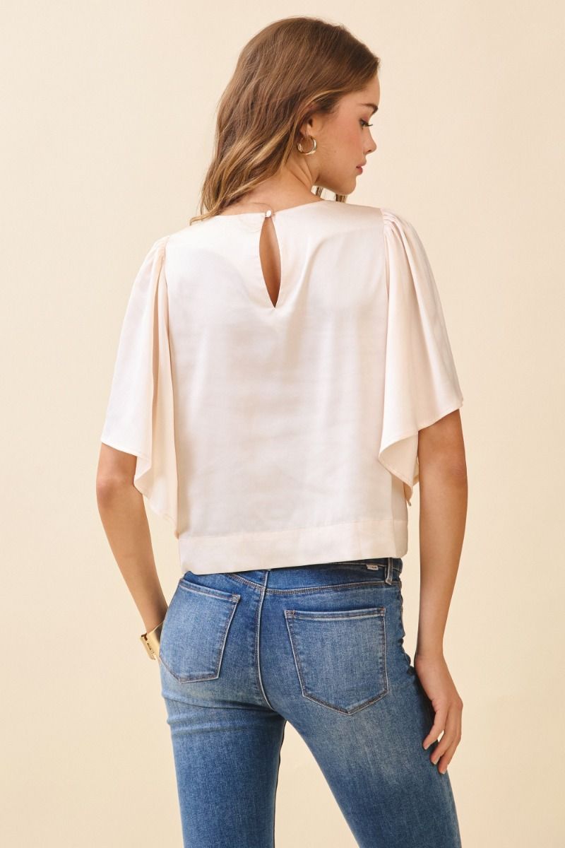 Flutter Sleeve Top