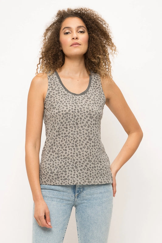 Leopard Thermal Tank Top
