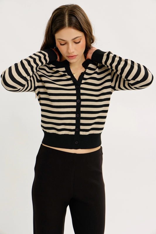 Striped Cardigan