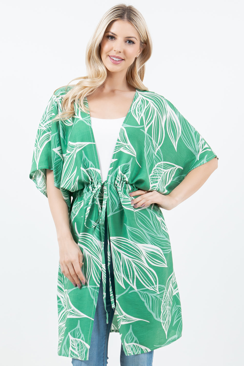 Scrunge Tie Versatile Casual Cover Up