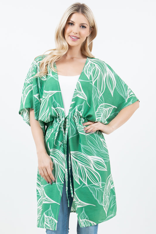 Scrunge Tie Versatile Casual Cover Up