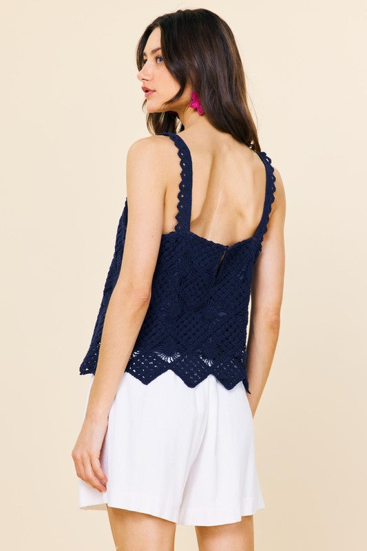 Diamond Crochet Top