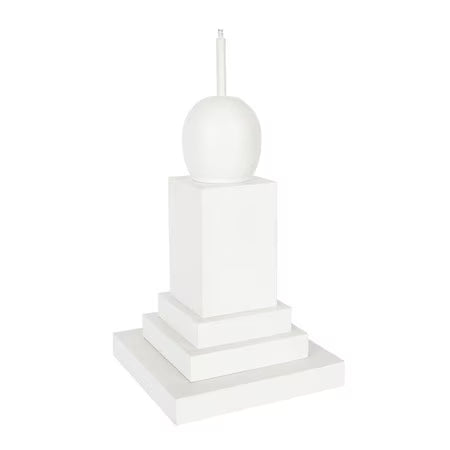 RTC - White Wood Display Pole - Tall